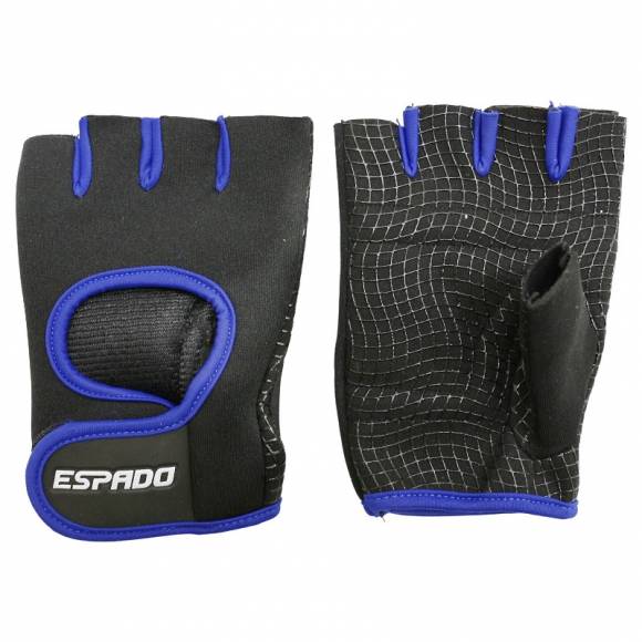 Перчатки для фитнеса ESPADO ESD001 черный - синий