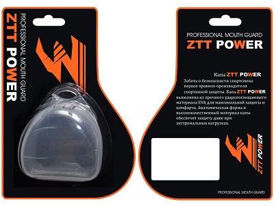 Капа боксёрская одночелюстная ZTT POWER MG-012