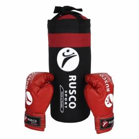 Набор боксерский для начинающих RUSCO SPORT (4 OZ) (перчатки + груша)