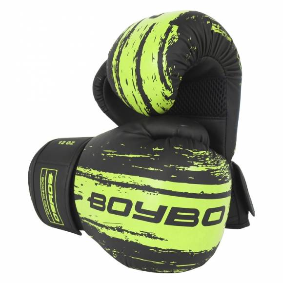 Перчатки боксерские BoyBo Stain BGS322 зеленый