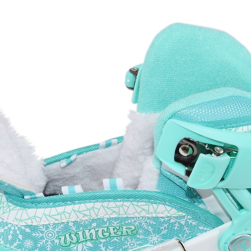Раздвижные коньки Winter mint (с мехом)