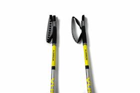 Палки лыжные Vuokatti Black/Yellow ALU