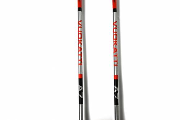 Палки лыжные Vuokatti Black/Red ALU