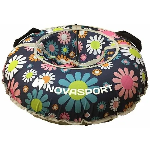 Тюбинг NovaSport 110см CH030.110 без камеры ткань цвет в ассортименте